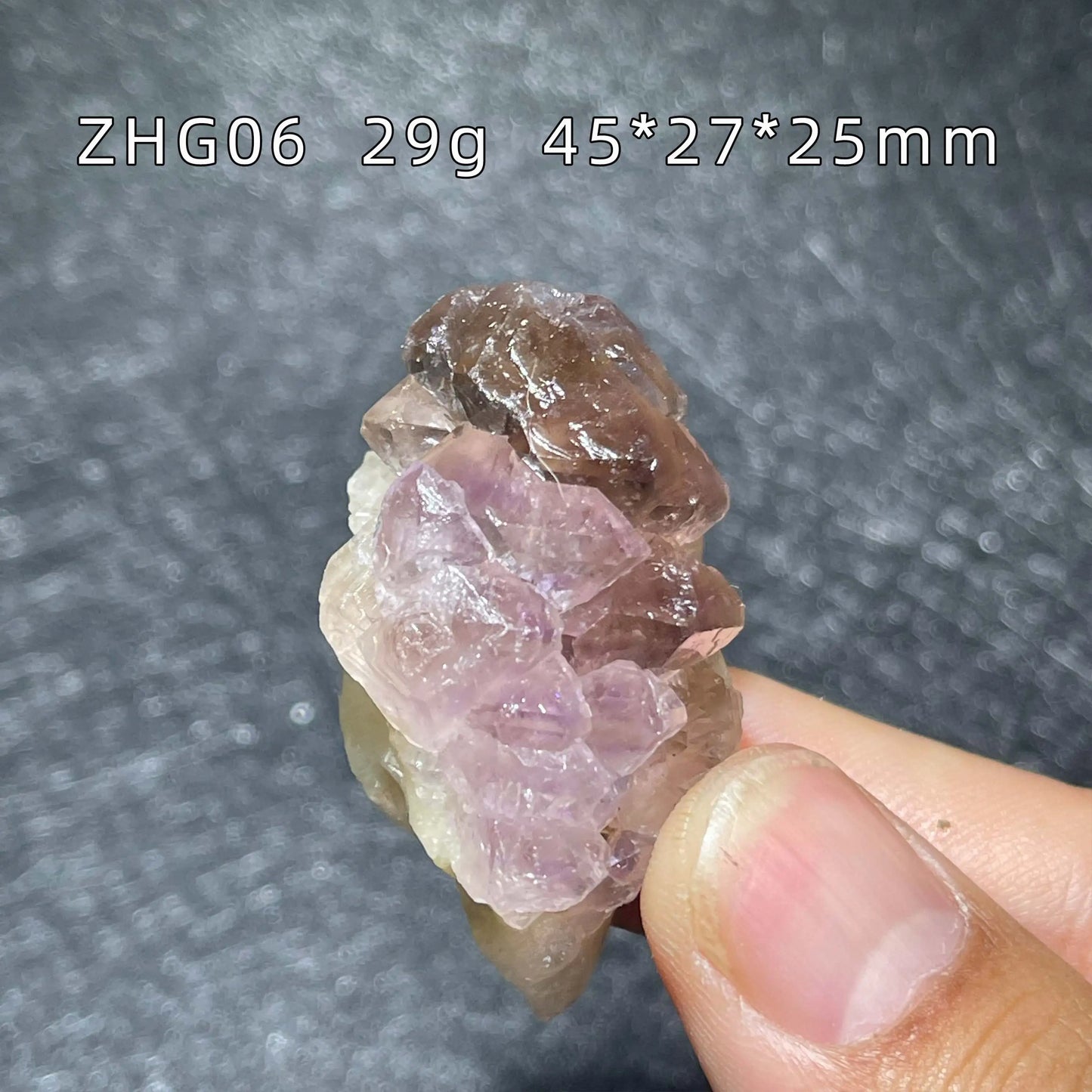 Naturstein Amethyst Skelett Kristall Cluster Mineralprobe Quarz Rohgestein Dekoration Rau poliert Heilung Geschenk