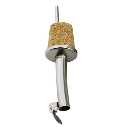 1PCS Rotwein Kork Ausgießer Edelstahl Rotwein Ausgießen Auslauf Flasche Stopper für Olivenöl und Spirituosen Spender bier Wasserhahn