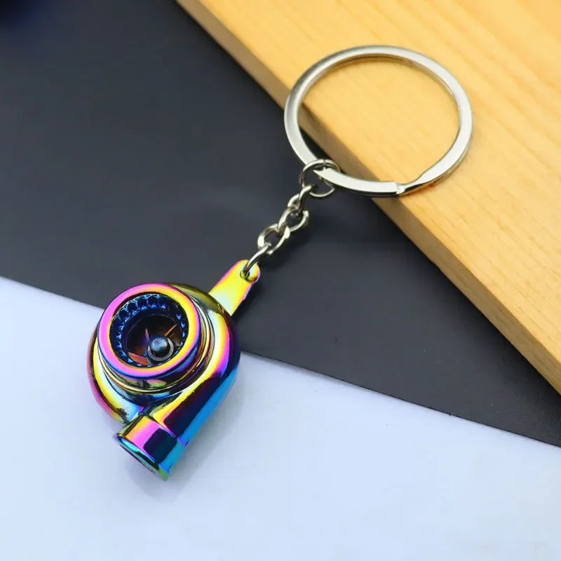 Mini Zink-legierung Auto Teile Schlüsselanhänger Simulierte Geschwindigkeit Getriebe Absorber Motor Kolben Anhänger Auto Schlüssel Halter Schlüsselring Nette Männer Geschenk