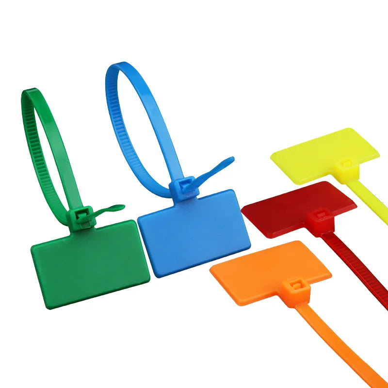 Nylon-Kabelbinder, Kunststoff-Schlaufenbinder, Marker, Etikett, Kabel, selbstsichernde Kabelbinder, Büro, Kunststoff-Schlaufenbinder, Drahtwickel, Befestigungsgurte