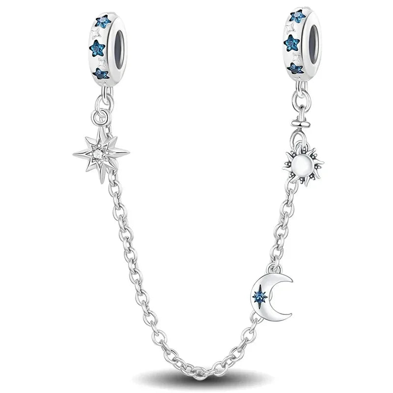 Charms aus 925er-Sterlingsilber mit Tierhantel, niedlicher rosa Hund, Perlen, passend für DIY-Armbänder, Armreifen, Geschenk von hochwertigem Schmuck