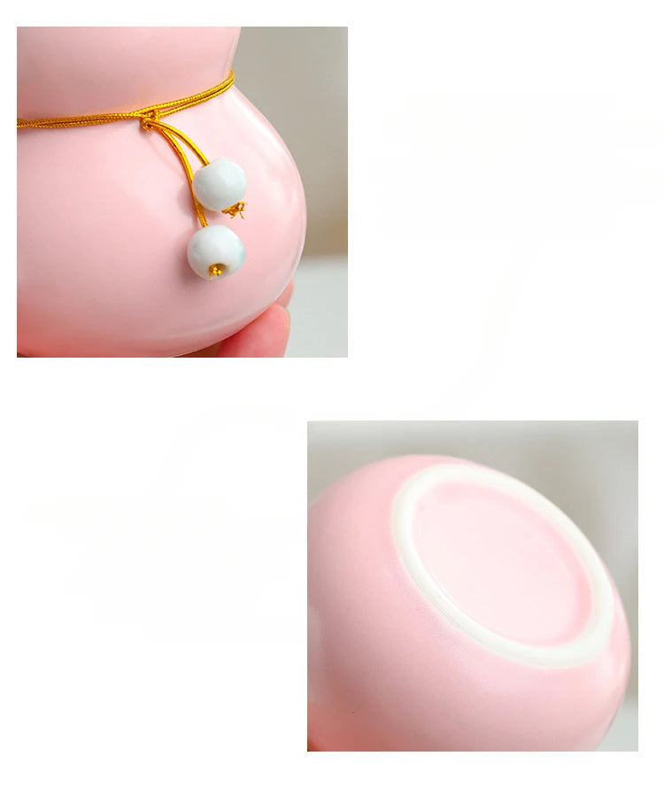 Mini Ceramic Urn for Human Cremation, Pet, Rabbit, Dog Ashes, Burial, Small Size