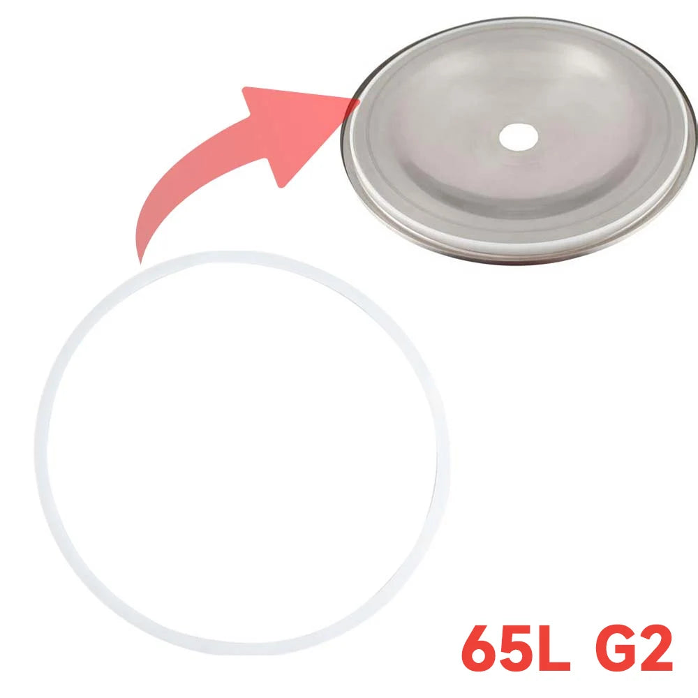 KegLand G1/G2 Silikon-Dichtung, Destillationsdeckel, O-Ring-Dichtungsscheibe (geeignet für 35/65L BrewZilla/Digiboiler)