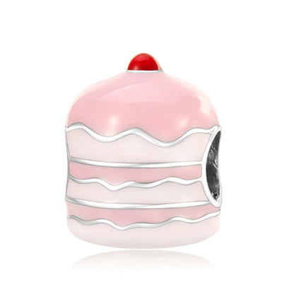 Charm-Anhänger aus 925er-Sterlingsilber mit Oktopusperlen und Stammbaum und Herz, passend für Schlangenarmband, Boutique-Halskette, rosa Anhänger, Geschenk