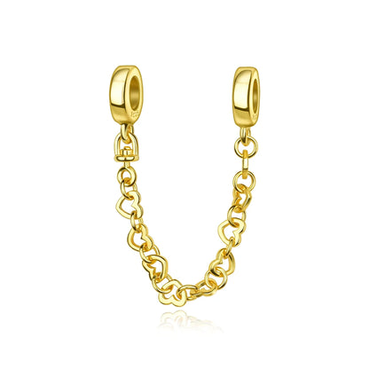 Heißer Verkauf 925er Sterlingsilber Löwenperlen & Chamäleon Baumeln Charm Fit Schlangenarmband Boutique Halskette Goldener Anhänger Geschenk