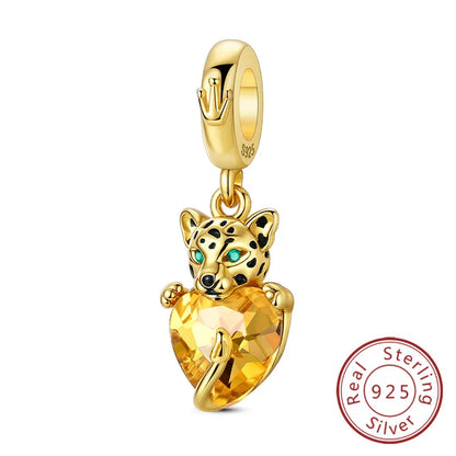 Original-Charm-Perlen aus 925er-Sterlingsilber, leuchtender, leuchtender Glühwürmchen-Schmetterlings-Anhänger für Armband-Charm-Schmuck