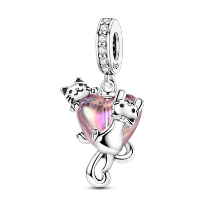 Charms aus 925er-Sterlingsilber, Baum des Lebens, Perlen, Kürbiskopf, Liebesherz, baumelnd, passend für Original-Armbänder, Halsketten, DIY-Modeschmuck