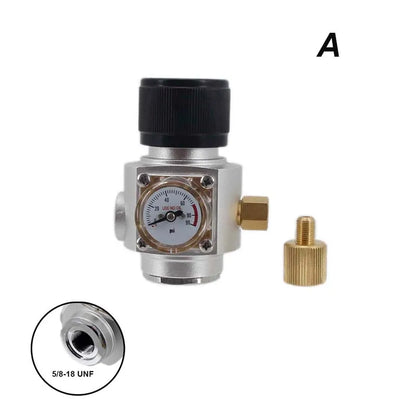 Homebrew Co2-Regler, 0–90 psi, 5/8–18UNF, Gewinde passend für 74 g Co2-Kartusche, tragbar, Mini, professionelle Qualität, schnelle Karbonisierung