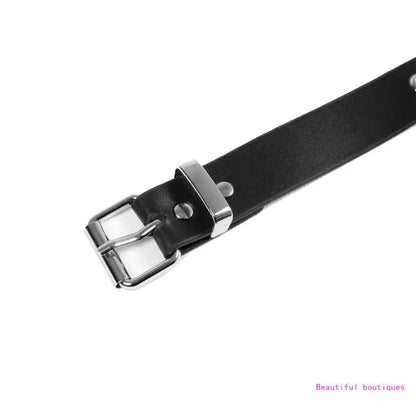 Punk Bracelets Men Women Retro Bracelet Adjustable Wrist Belt Buckle Style Cuff Bangle Bracelet for Men