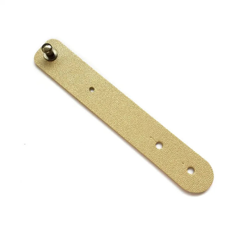 1Pc Leder Kabel Wickler Power Linie Daten Schnalle Kabelbinder Ohrstöpsel Kopfhörer Abnehmbare Anti-Verlust Reel Linie kabel Management