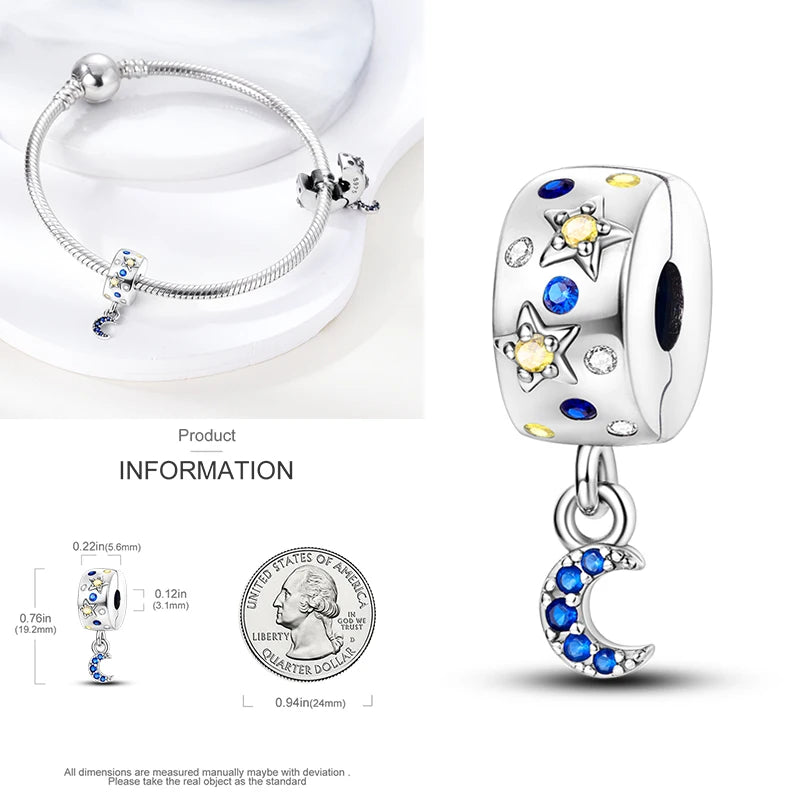Katze Schmetterling Gänseblümchen CZ Pave Clip Charms Positionierung Schnalle 925 Sterling Silber Silikon Spacer Perlen passen Original Racelet DIY