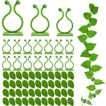10/30/50Pcs-Home Garten Pflanze Klettern Wand Halterung Clips Rattan Reben Fixer Selbst-Kleber anlage Klettern Wand Feste Schnalle Haken