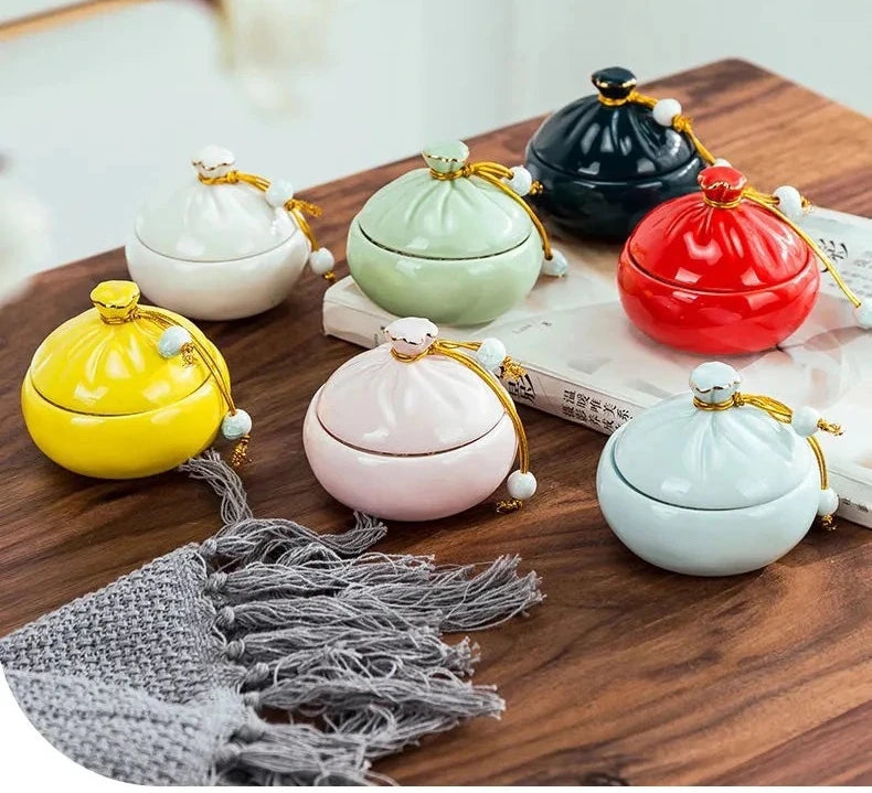 Ceramic Pet Urns Cremation Hamster Personalized Ashes Container Cat Dog Funeral Burial Coffin Relics Deceased Pet Souvenir