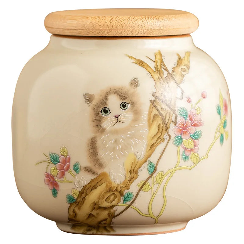 Ceramic pet urn, rabbit and cat urn, dog and cat accessories, "I Remember and Funeral" ash box, pet puppy enchantment boxes, cat accessories