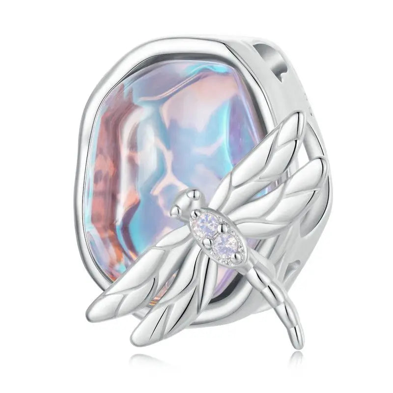 WOSTU Echt 925 Sterling Silber Herz Perlen Blume Retro Muster Charms Anhänger Fit Original DIY Armband Halskette Silber Schmuck