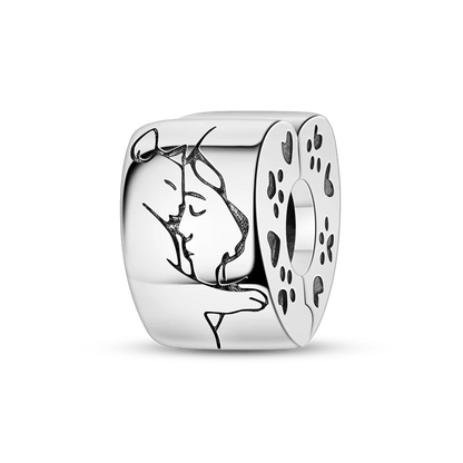 Silberverschluss, 925er-Sterlingsilber, CZ-Pflaster-Clip-Charms, Gänseblümchen-Perlen, Stopper, Sicherheitskette, passend für Original-Armreif, Schmuck-Clip