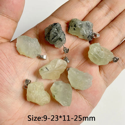 5 stücke Natürlichen Rauhen Stein Anhänger Unregelmäßige Form Healing Amethysten Labradorit Agat Quarz Anhänger Für DIY Handgemachte Halskette