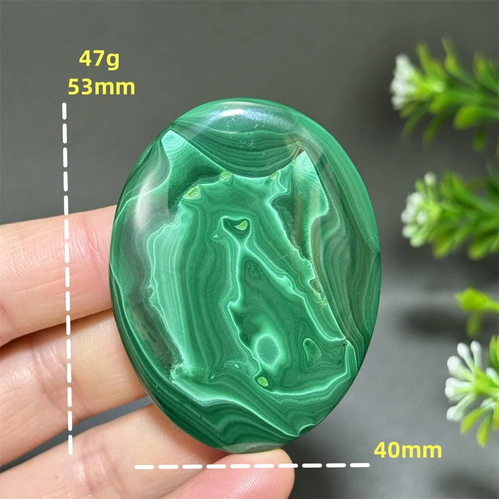 Natürlicher, hochwertiger Malachit in Tropfenform, zum Polieren, DIY, Quarz, Energietherapie, Meditation, Reiki, Hexerei, Heimdekoration, Geschenk