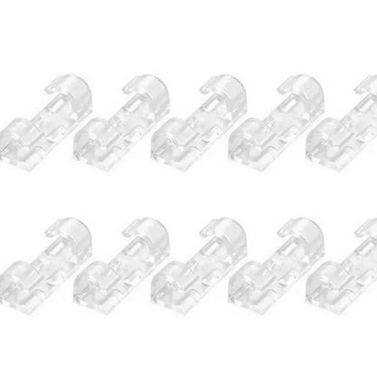 20 stücke Kabel Organizer Clips Kabel Clips Management Kabel Organizer ABS Draht Kabel Halter USB Lade Daten Linie Schutz