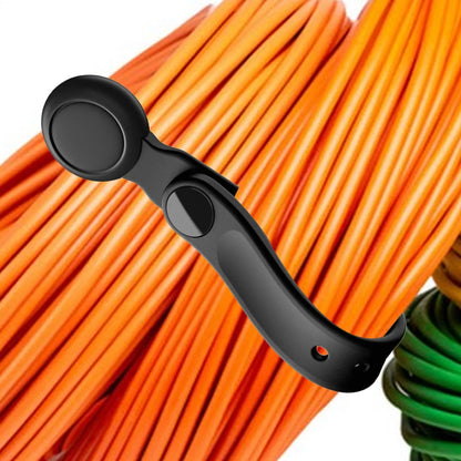 Magnetische Kabelbinder, 6 Stück, wiederverwendbar, mit mehreren Löchern, starker magnetischer Kabelbinderhalter für Ladekabel, Elektronik-Management, Zuhause