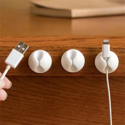 5/10/20/50Pcs Kabel Wickler Organizer USB Ladekabel Clips Schreibtisch Ordentlich Organizer Draht Kabel halter Protektoren In Home Office Auto