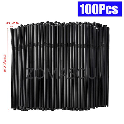 50/3000/5000pcs Trinkhalme bunte Hochzeits feier Milch Tee Bar Küche Cocktail Getränk Stroh nach Hause Cola Stroh Großhandel