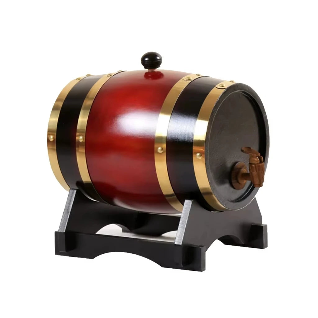 1,5 L/3L Rotwein Fass Vintage Whisky Fass Tragbare Wein Lagerung Container Wohnkultur Bar Werkzeuge Zubehör
