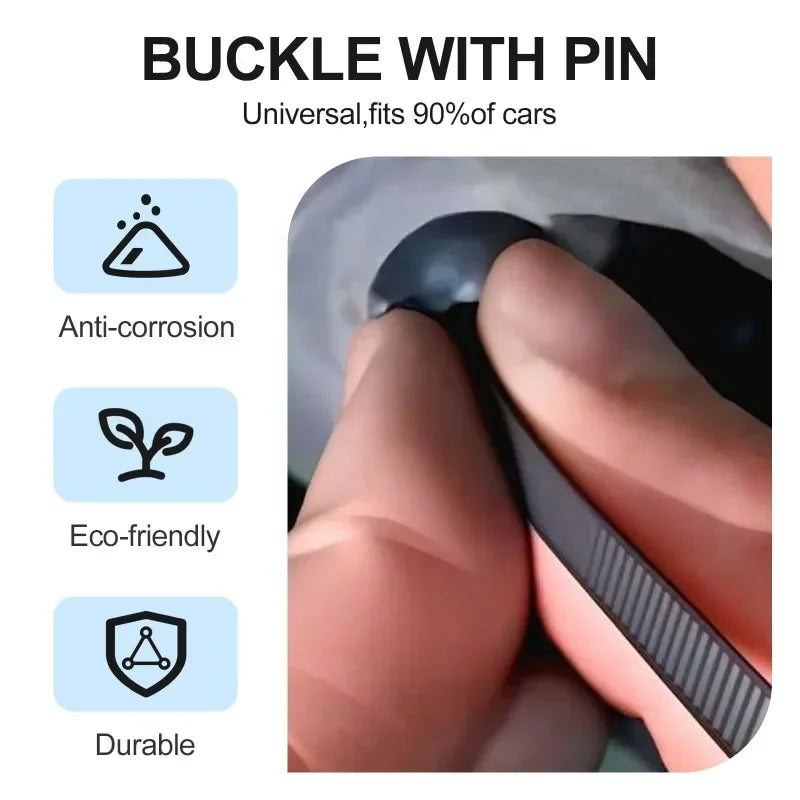 Universal-Kabelbinder-Schnalle aus Nylon, robuster Kabelbinderhalter mit Stift- und Knopf-Design, Kunststoff-Kabelbinder, Werkzeugbefestigungen, Karosserie