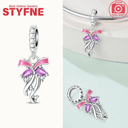 Sterling Silber 925, Fantasie, buntes Herz, Charm-Planeten-Anhänger, Perlen, passend für Original-Armband, Perle für Frauen, edler Schmuck, Geschenk