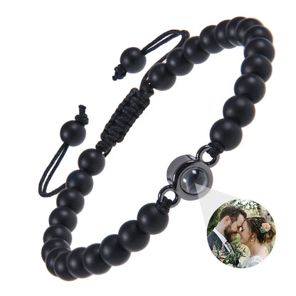 Custom bracelet with picture inside, personalized projection bracelets with photos, picture bracelet, personalized memorial gifts