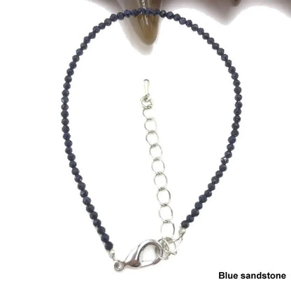 High Quality Natural Stone 2-3mm Handmade Micro Faced Beads Women's Agate Crystal Zircon Bracelet Jewelry Gift
