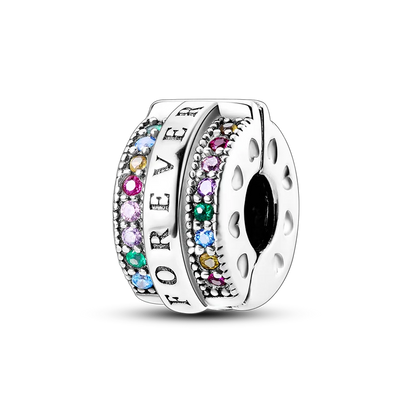 Silberverschluss, 925er-Sterlingsilber, CZ-Pflaster-Clip-Charms, Gänseblümchen-Perlen, Stopper, Sicherheitskette, passend für Original-Armreif, Schmuck-Clip