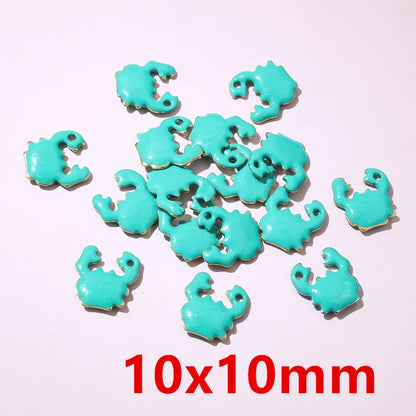 20 Stück 12x6mm Edelstahl Seepferdchen Hippocampus Emaille Anhänger Anhänger Edelstahl DIY Schmuck Herstellung Zubehör Ergebnisse