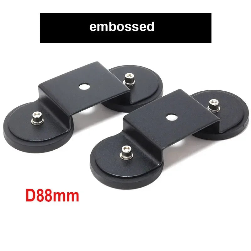 2 Stück starke magnetische Halterungen (D66mm, D88mm) für LED-Lichtleisten am Autodach, Halterung für Arbeitsleuchten, geeignet für SUV und ATV