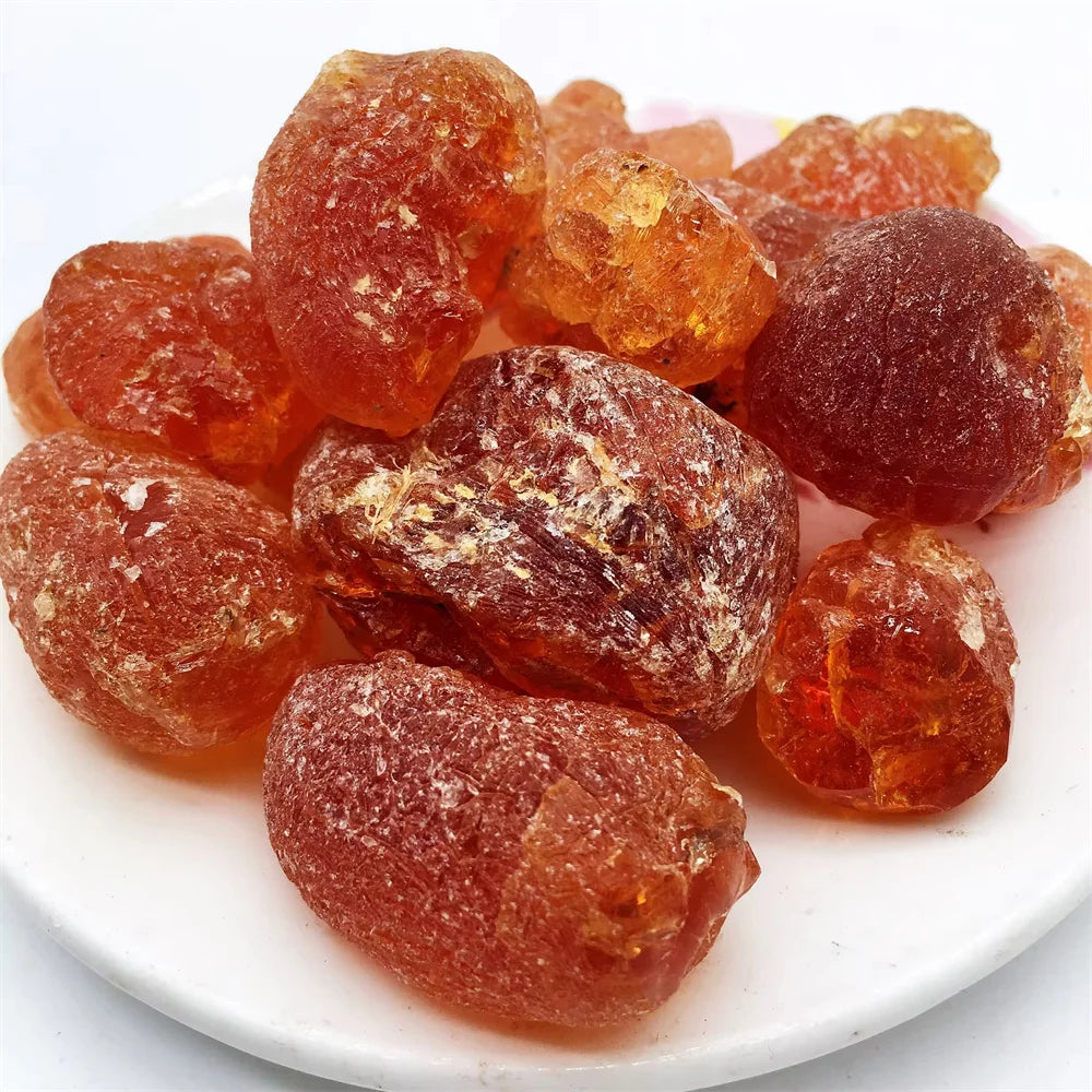 Natürlicher, hochwertiger Ambers-Heilkristall-Rohstein, feuerfreier Aromadiffusor, rohe Bernsteinsteine, 5–100 g