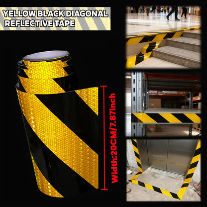 Twill Reflektierendes wasserdichtes Klebeband Linker oder rechter Reflektor Selbstklebender Sicherheitswarnaufkleber Auffälligkeit für LKW