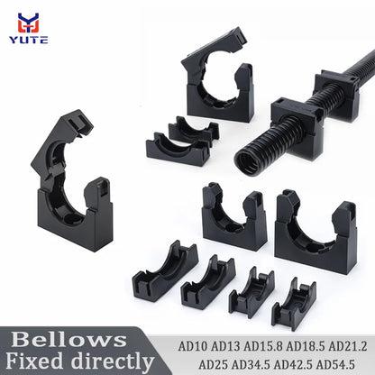 10Pcs Schlauch Befestigungs Halterung Nylon Kunststoff Wellrohr Wasser rohr Montieren Kabel Guide Wellrohr Befestigungs Zubehör