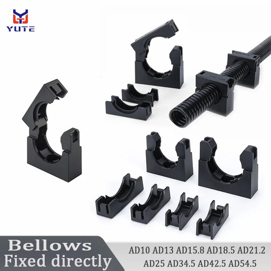 10Pcs Schlauch Befestigungs Halterung Nylon Kunststoff Wellrohr Wasser rohr Montieren Kabel Guide Wellrohr Befestigungs Zubehör