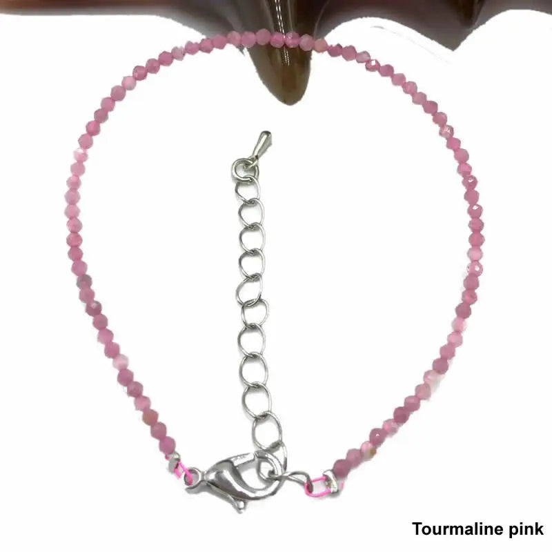 High Quality Natural Stone 2-3mm Handmade Micro Faced Beads Women's Agate Crystal Zircon Bracelet Jewelry Gift