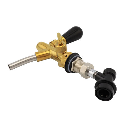Einstellbare Bier Tap Wasserhahn Mit Chrom Überzug, Bier Hause brauen Tap Mit Ball Lock Trennen Flüssigkeit Stecker