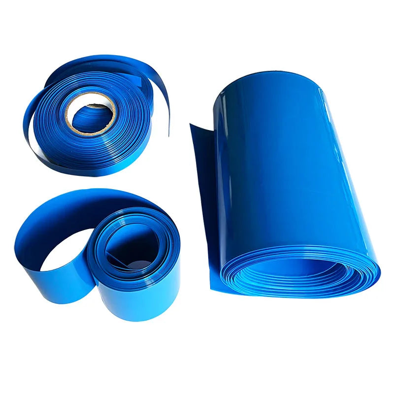 1kg antike Lithium batterie wärme schrumpf bare Folie blaue Hülle PVC-Schrumpf schlauch hülse 160-400mm breit