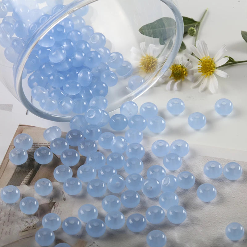 50/100 stücke 3x6mm Neue Glas Seed Bead Abacus Form Spacer Lose Perlen für DIY Schmuck Machen armband Halskette Charms Zubehör