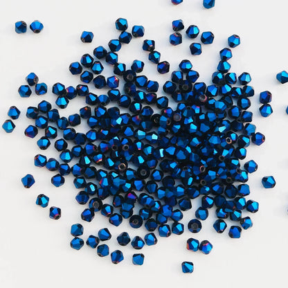 100pcs 4mm glänzende facettierte österreich Kristall perlen Bicone Perlen lose Spacer Perlen für Schmuck machen DIY Armband Halskette Anhänger