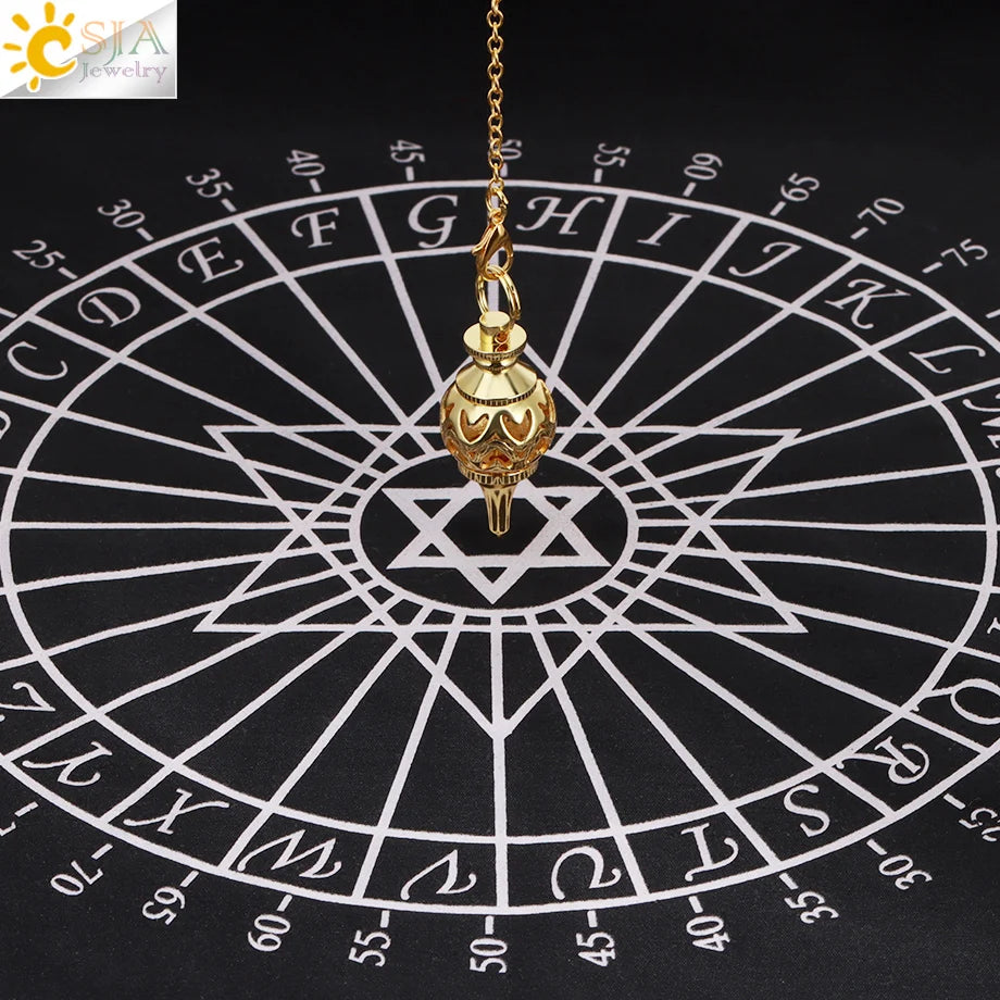 Kupfer-Anhänger, Metallpendel zum Wünschelfen, Wahrsagen, Scrying, Meditation, Chi, ausgleichender Körperheilung, Chakra, spirituelles Pendulo H202