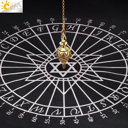 Kupfer-Anhänger, Metallpendel zum Wünschelfen, Wahrsagen, Scrying, Meditation, Chi, ausgleichender Körperheilung, Chakra, spirituelles Pendulo H202