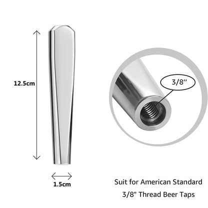 Bierhahn Griff Edelstahl Wasserhahn Griff Entwurf Bierhahn Griff für Fass Kegerator Turm Stout Nitro Kaffee Wasserhahn 1/4 "-16 unc