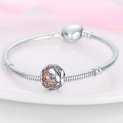 Charms-Anhänger aus 925er-Sterlingsilber mit Bienenperlen und Zirkonia, passend für DIY-Armband-Halskette, Geschenk für Sie, Colgante Plata