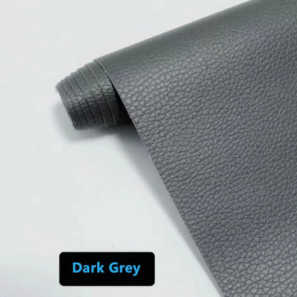 Selbstklebendes Erste-Hilfe-Patch für Möbel, Schuhe, Leder-Patch, DIY, schwarzes, selbstklebendes Leder-Reparaturband für Sofa, 50 x 137 cm