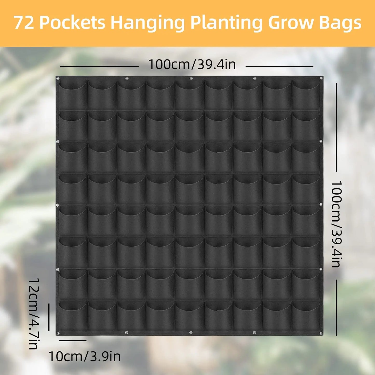 49 Taschen hängende Pflanz beutel, hängende vertikale Wand pflanzen pflanzen wachsen Taschen, Kräuter garten Pflanzer Outdoor Indoor wachsen