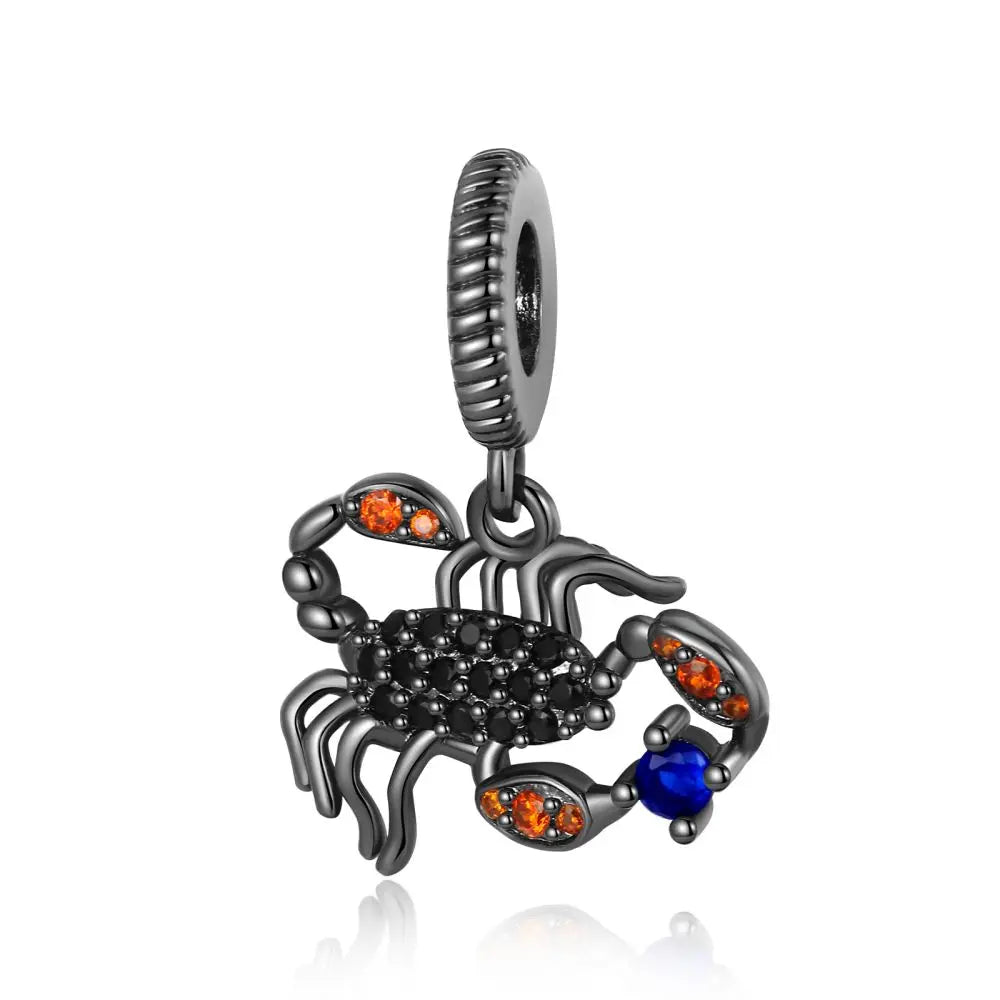 Heißer Verkauf 925er Sterlingsilber, niedliche Panda-Perlen und Pinguin-Anhänger, passend für Schlangenarmband, Boutique-Halskette, schwarzer Anhänger, Geschenk